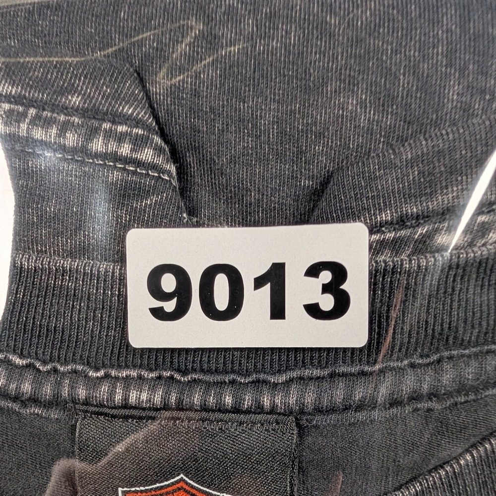 Harley-Davidson Shirt Mens XL Gray Mineral Wash Double Sided Graphic Biker - Picture 10 of 10